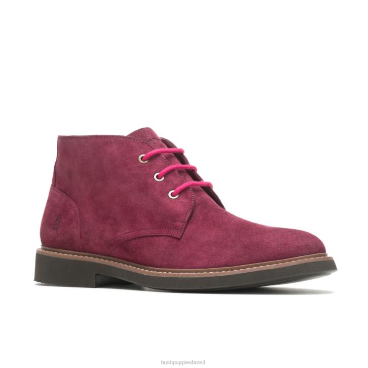 camurça vinho chukka detroit homens Hush Puppies bota ZZ6R268