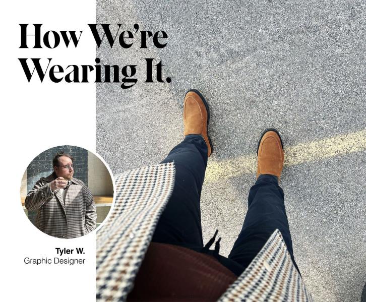 camurça castanha escura conde vadio homens Hush Puppies mocassim ZZ6R308