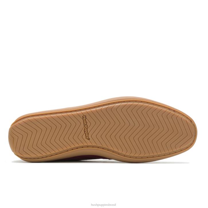 camurça vinho mocassim finley homens Hush Puppies mocassim ZZ6R311