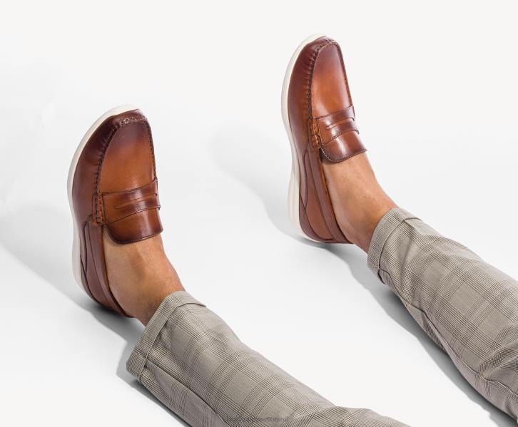 couro preto ousado mocassim juliano homens Hush Puppies mocassim ZZ6R306