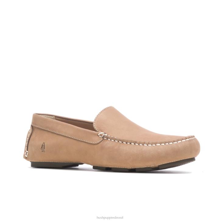 nubuck taupe motorista de mônaco ii homens Hush Puppies mocassim ZZ6R316