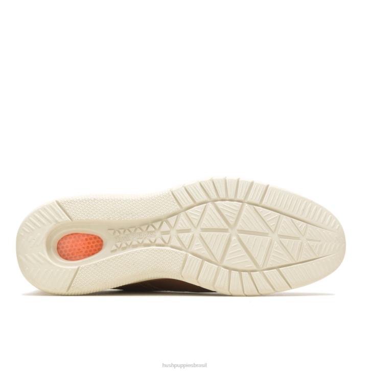 couro conhaque avanço com cordões oxford homens Hush Puppies Oxford ZZ6R288