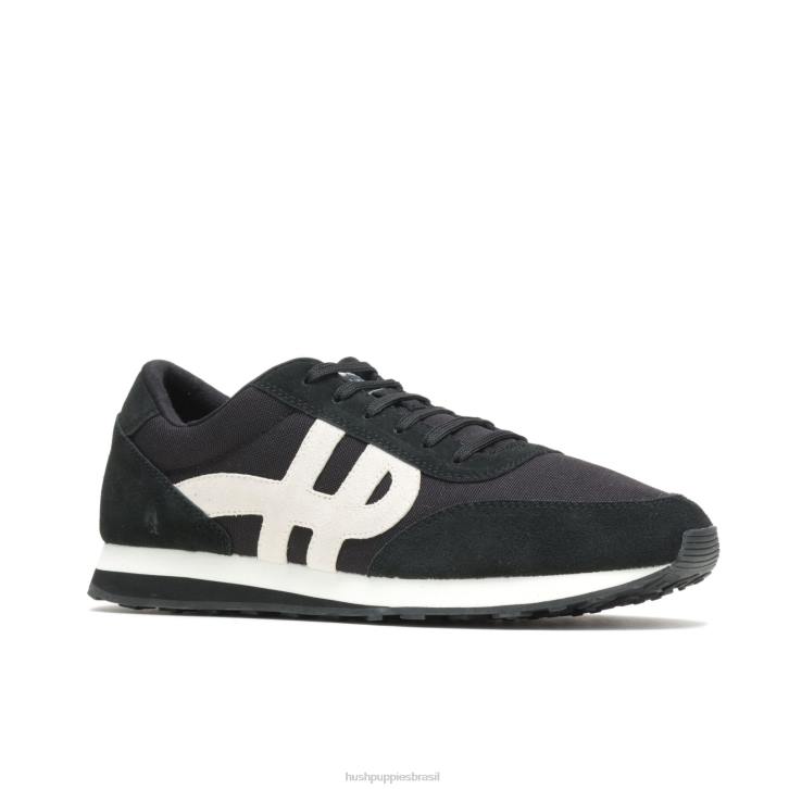 Camurça preta tênis seventy8 homens Hush Puppies tênis ZZ6R331