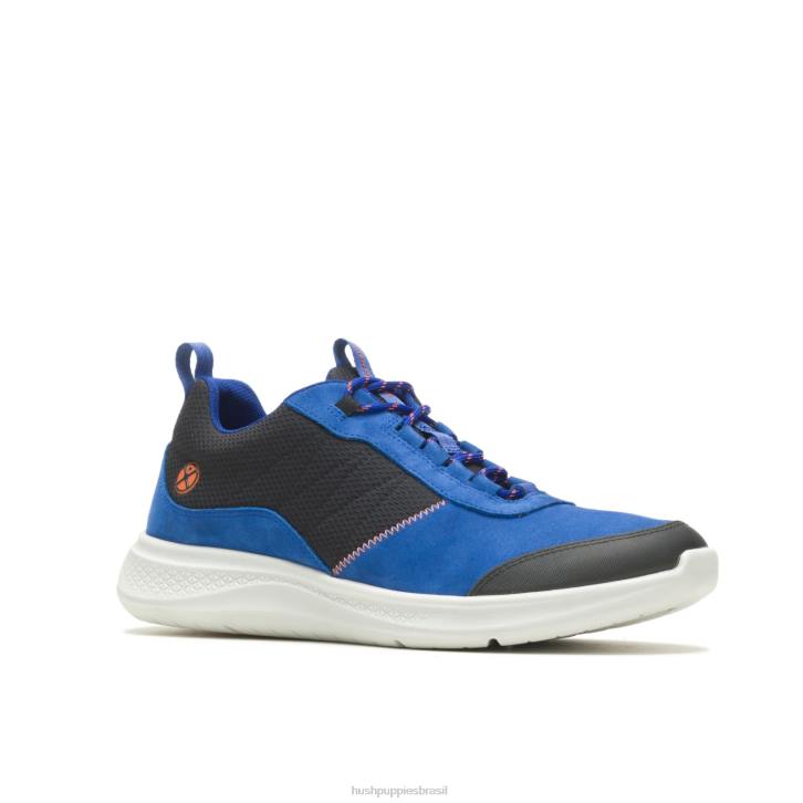 jeans nobuck azul elevar tênis de caminhada homens Hush Puppies tênis ZZ6R340