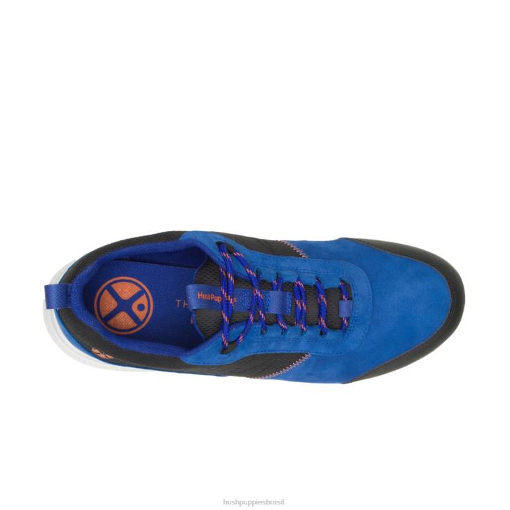 jeans nobuck azul elevar tênis de caminhada homens Hush Puppies tênis ZZ6R340