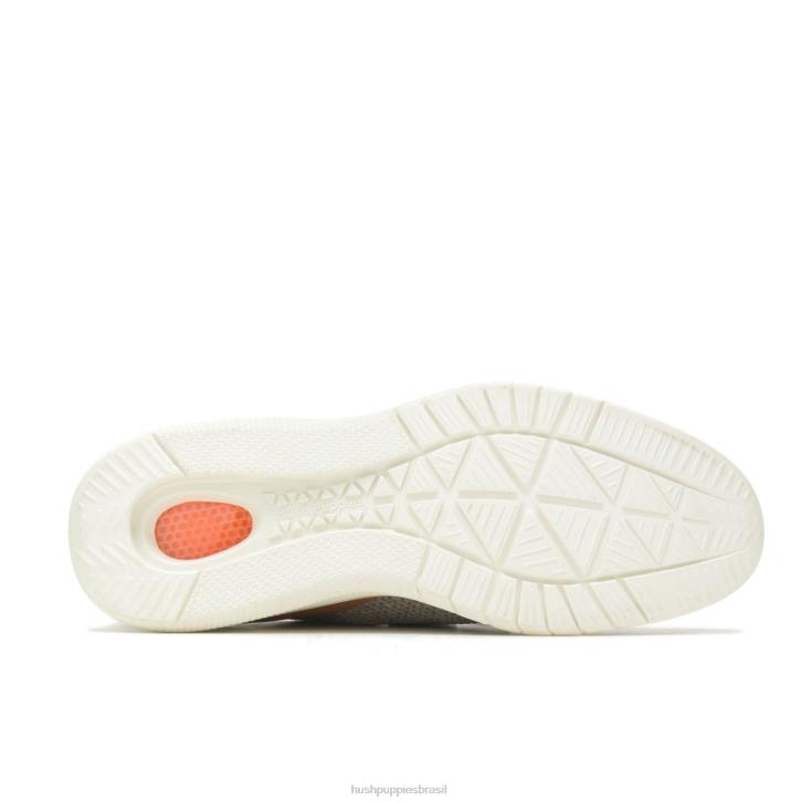 malha cinza escuro avanço de malha com cadarço homens Hush Puppies tênis ZZ6R290