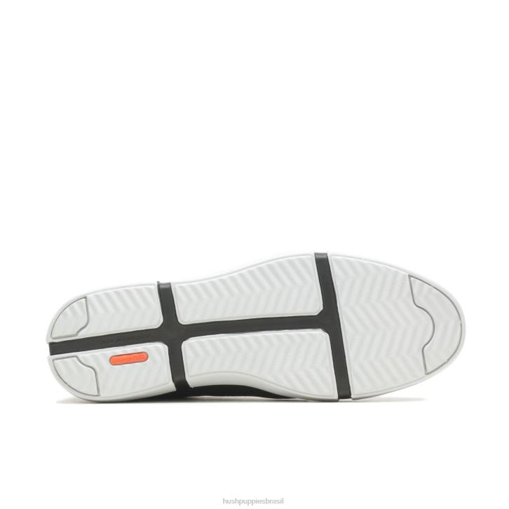 negrito tecido preto briggs tênis bico fino homens Hush Puppies tênis ZZ6R292