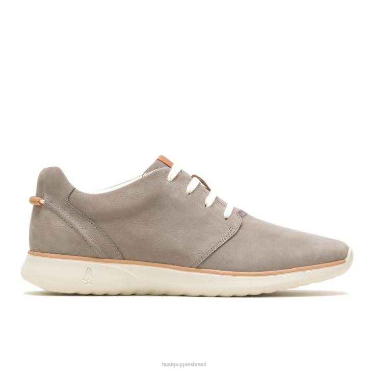nubuck cinza claro o bom tênis de cadarço homens Hush Puppies tênis ZZ6R322