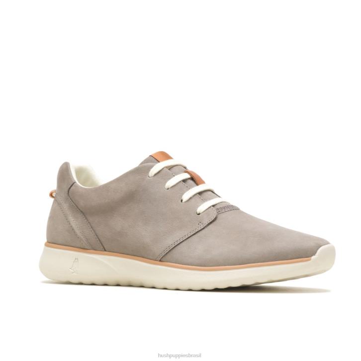 nubuck cinza claro o bom tênis de cadarço homens Hush Puppies tênis ZZ6R322