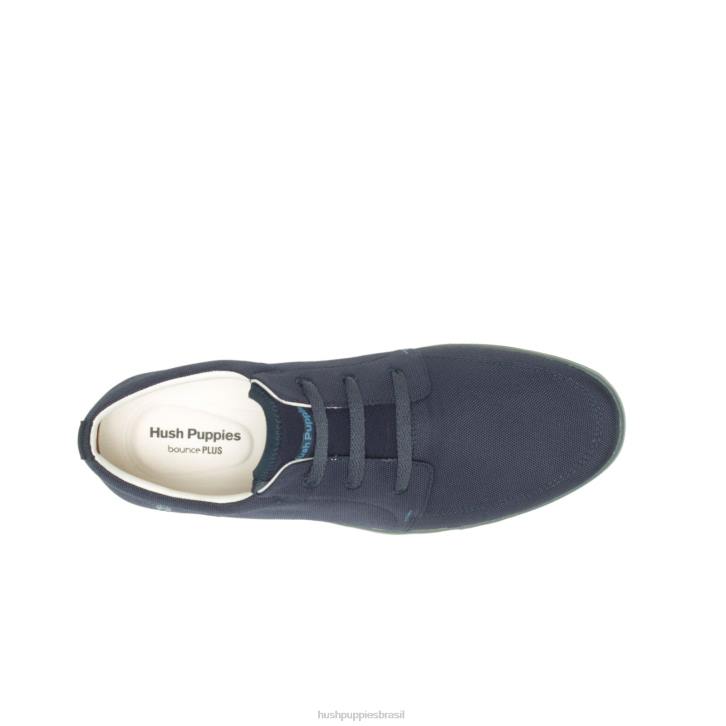 têxtil azul marinho briggs tênis bico fino homens Hush Puppies tênis ZZ6R293