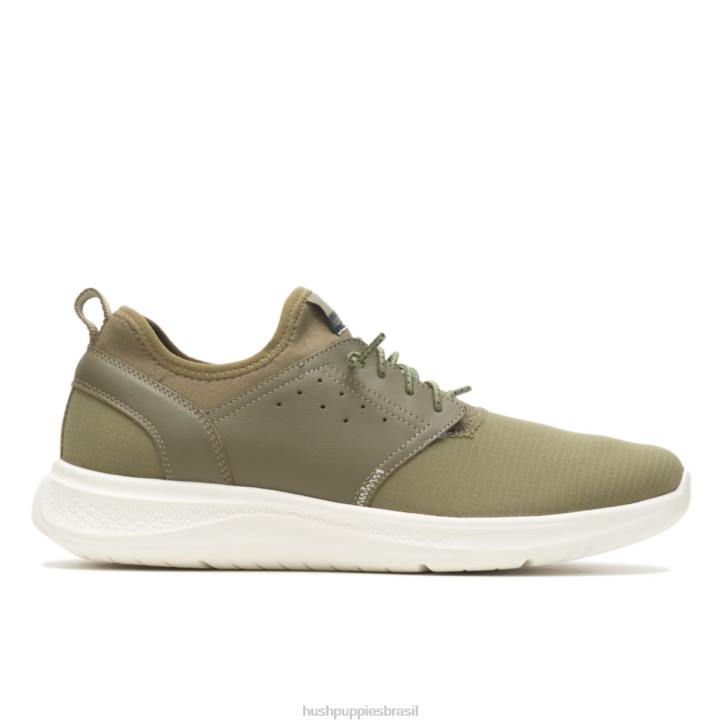 verde oliva elevar tênis bungee homens Hush Puppies tênis ZZ6R336