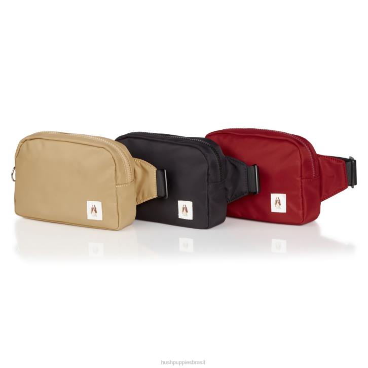 bronzeado bolsa transversal basset hound mulheres Hush Puppies bolsa ZZ6R245
