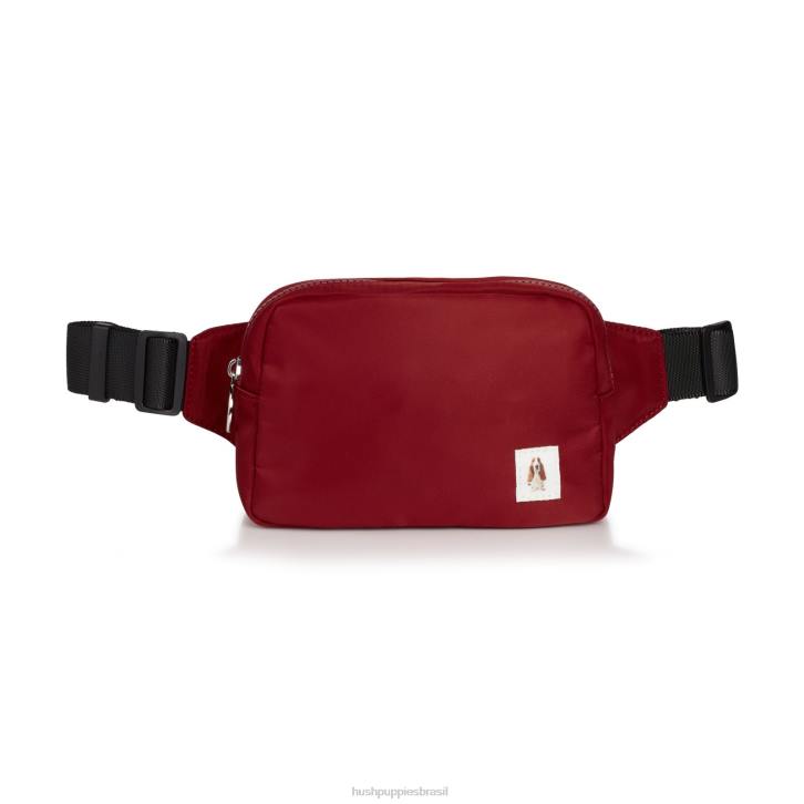 vermelho bolsa transversal basset hound mulheres Hush Puppies bolsa ZZ6R246
