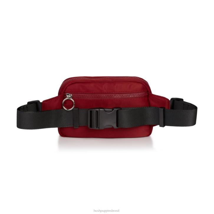 vermelho bolsa transversal basset hound mulheres Hush Puppies bolsa ZZ6R246