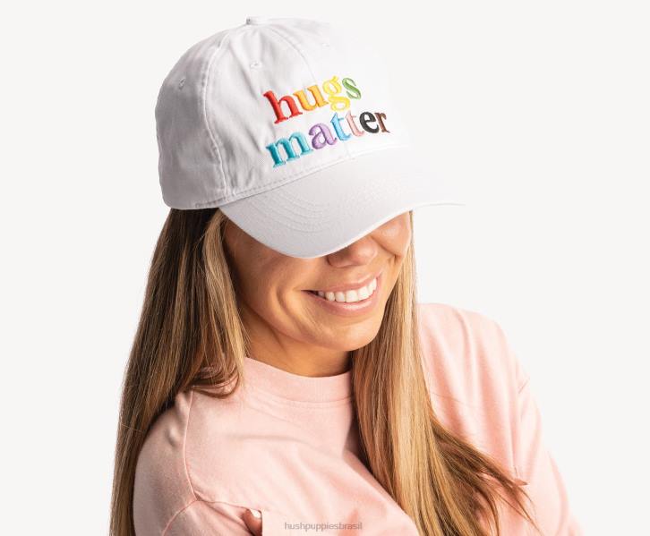 orgulho branco boné de baseball mulheres Hush Puppies boné ZZ6R241