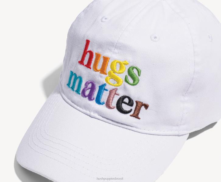 orgulho branco boné de baseball mulheres Hush Puppies boné ZZ6R241