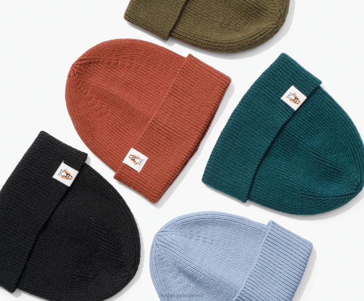 preto gorro de malha mulheres Hush Puppies gorro ZZ6R257