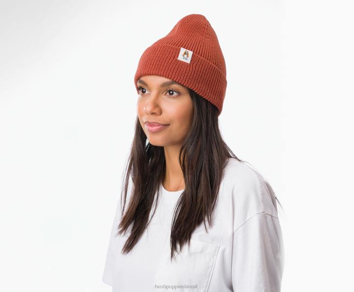 tempero de gengibre gorro de malha mulheres Hush Puppies gorro ZZ6R249