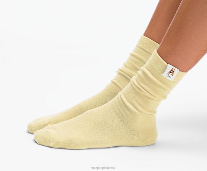 sol amarelo meia core unissex mulheres Hush Puppies meias ZZ6R262