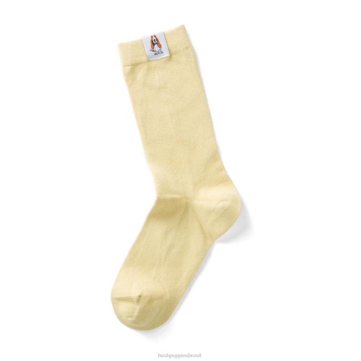 sol amarelo meia core unissex mulheres Hush Puppies meias ZZ6R262