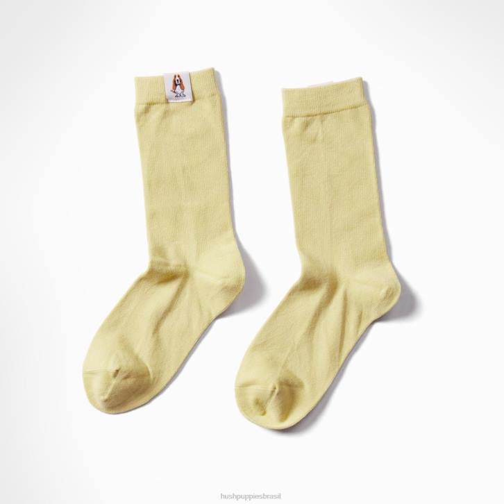 sol amarelo meia core unissex mulheres Hush Puppies meias ZZ6R262