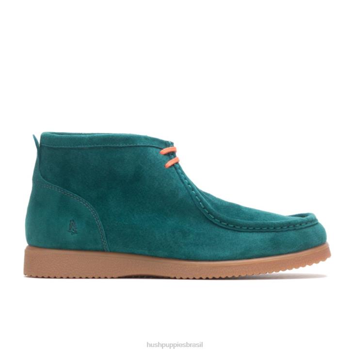 camurça azul-petróleo ponte unissex 4 mulheres Hush Puppies bota ZZ6R195