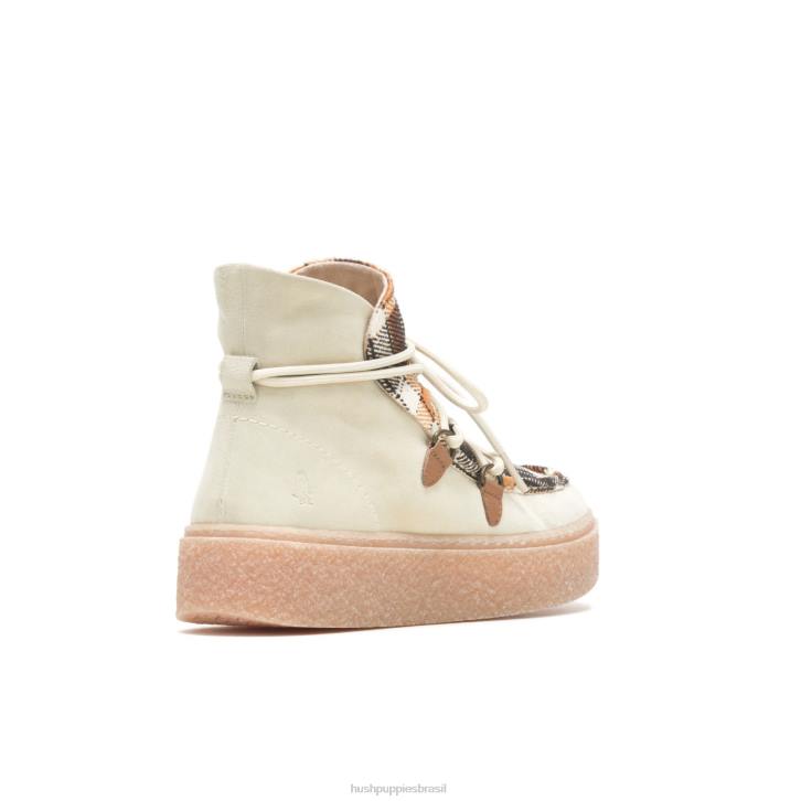 camurça creme de baunilha bota de renda chukka bridget mulheres Hush Puppies bota ZZ6R180