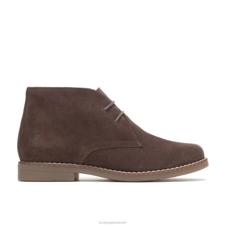 camurça marrom escuro Mazin Cayto Chukka mulheres Hush Puppies bota ZZ6R172