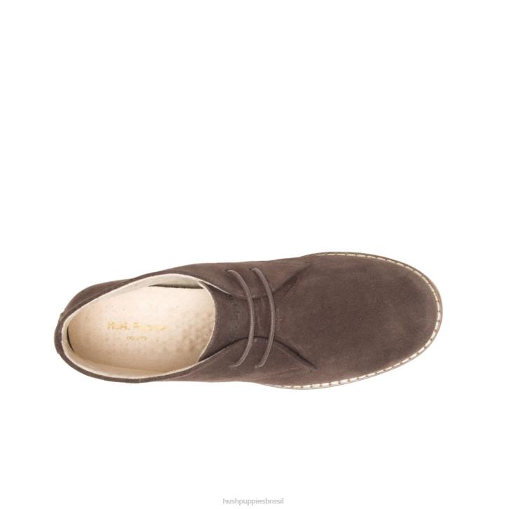 camurça marrom escuro Mazin Cayto Chukka mulheres Hush Puppies bota ZZ6R172