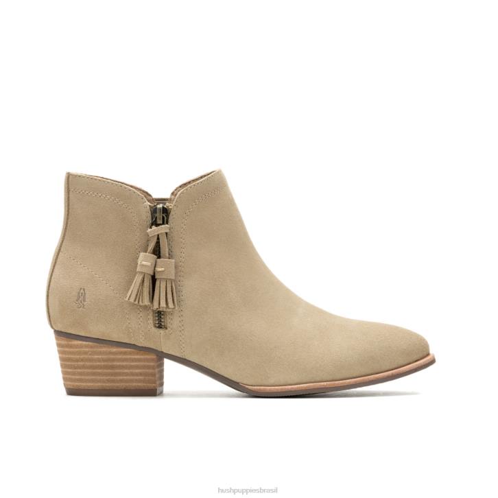 camurça taupe bota de borla serra mulheres Hush Puppies bota ZZ6R157