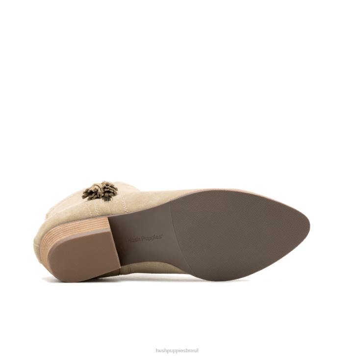 camurça taupe bota de borla serra mulheres Hush Puppies bota ZZ6R157