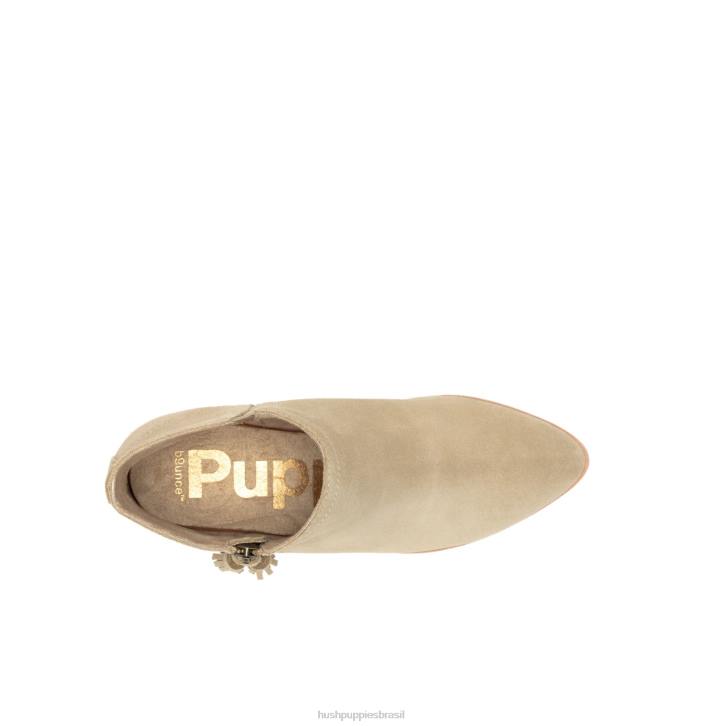 camurça taupe bota de borla serra mulheres Hush Puppies bota ZZ6R157