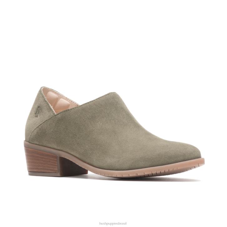 camurça verde-oliva sienna shootie mulheres Hush Puppies bota ZZ6R187