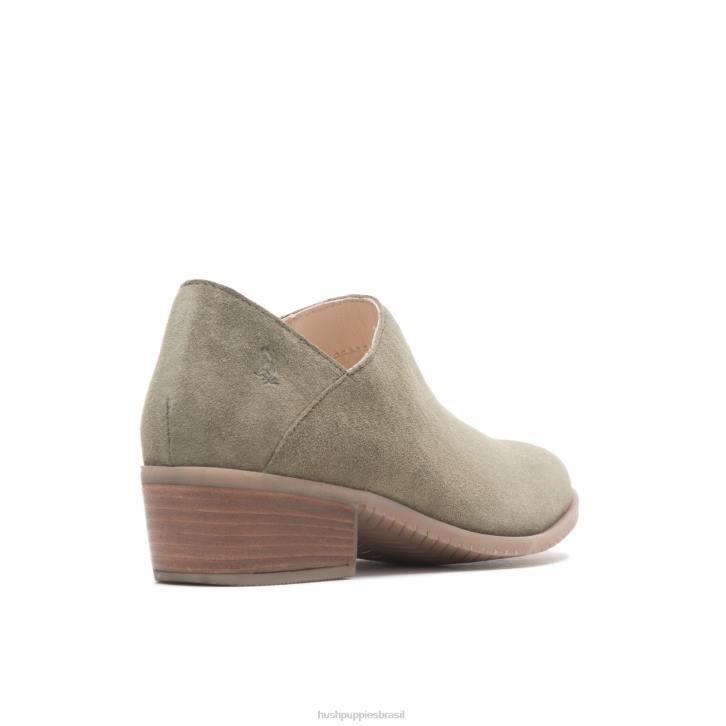 camurça verde-oliva sienna shootie mulheres Hush Puppies bota ZZ6R187