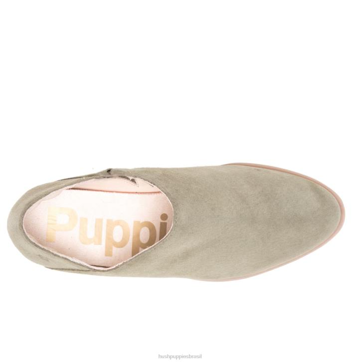 camurça verde-oliva sienna shootie mulheres Hush Puppies bota ZZ6R187