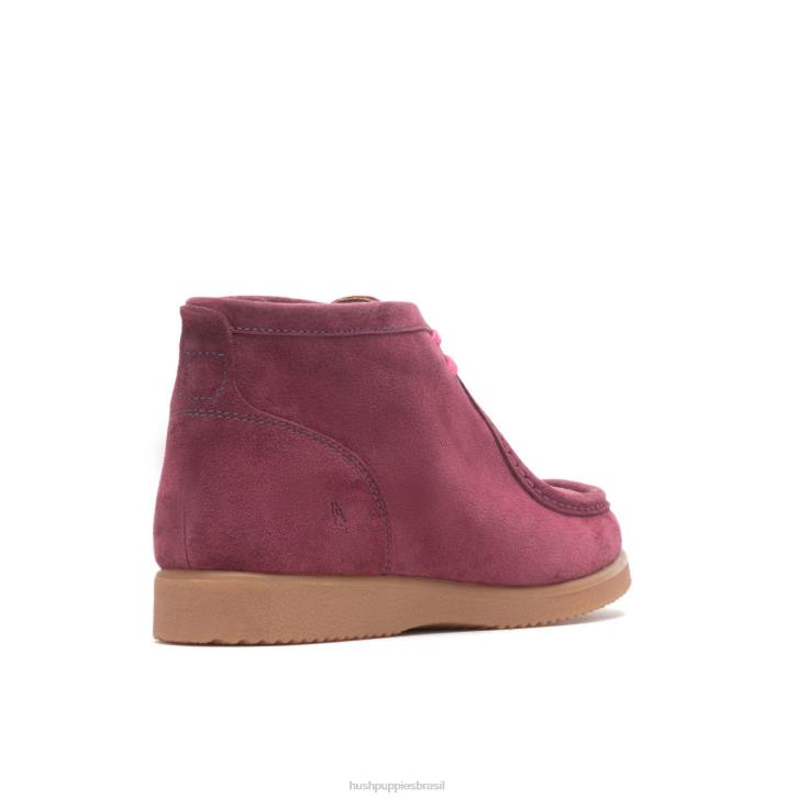 camurça vinho ponte unissex 2 mulheres Hush Puppies bota ZZ6R193