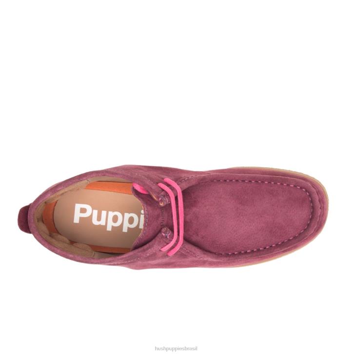 camurça vinho ponte unissex 2 mulheres Hush Puppies bota ZZ6R193