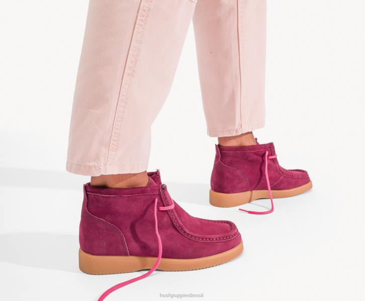 camurça vinho ponte unissex 2 mulheres Hush Puppies bota ZZ6R193