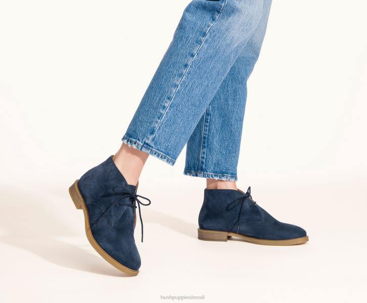 nubuck castanho bailey chukka 2 mulheres Hush Puppies bota ZZ6R199