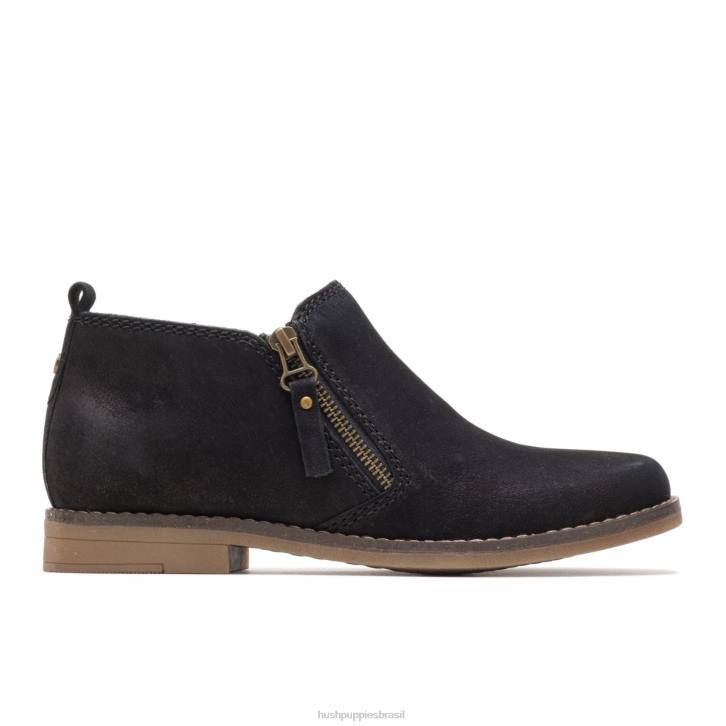 nubuck preto bota mazin cayto mulheres Hush Puppies bota ZZ6R163