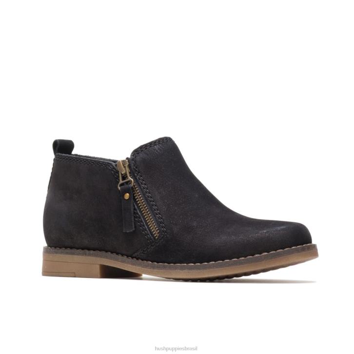nubuck preto bota mazin cayto mulheres Hush Puppies bota ZZ6R163