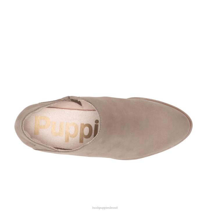 nubuck taupe sienna shootie mulheres Hush Puppies bota ZZ6R188