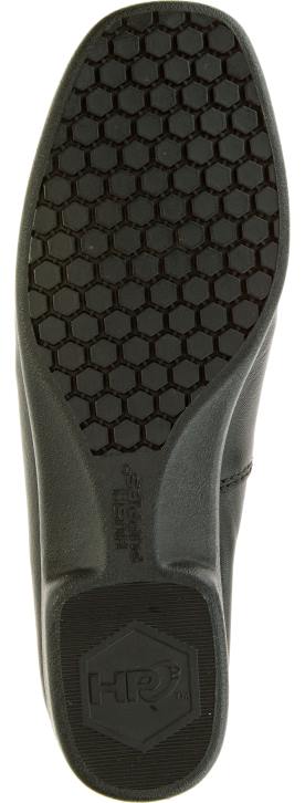 couro preto paraíso mulheres Hush Puppies sapatos casuais ZZ6R226