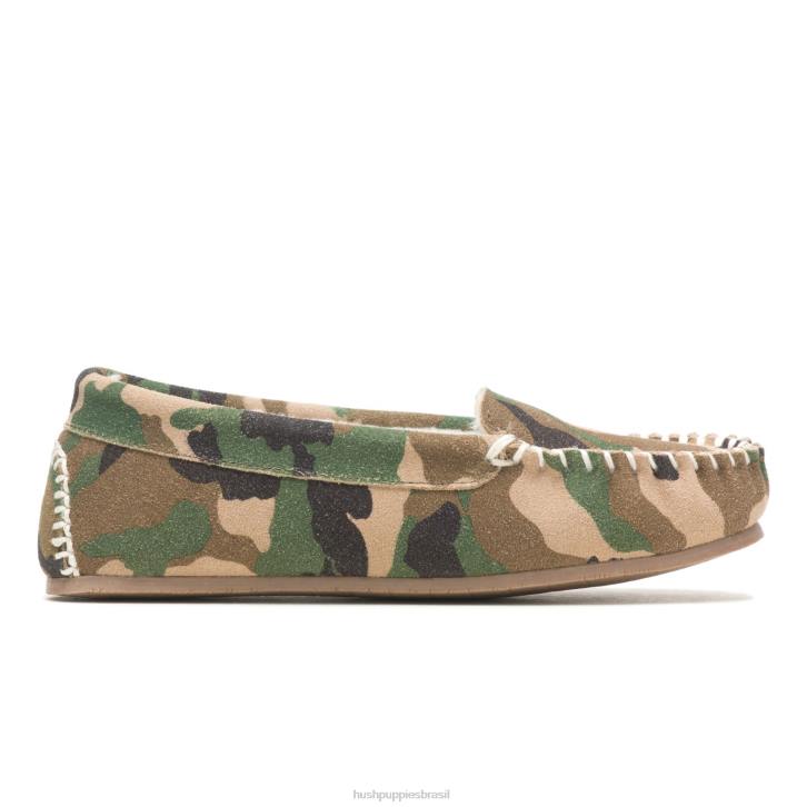 camuflado chinelo winnie mulheres Hush Puppies chinelo ZZ6R221