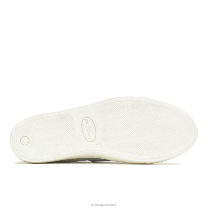 camurça cinza legal noelle escorregar mulheres Hush Puppies escorregar em ZZ6R90