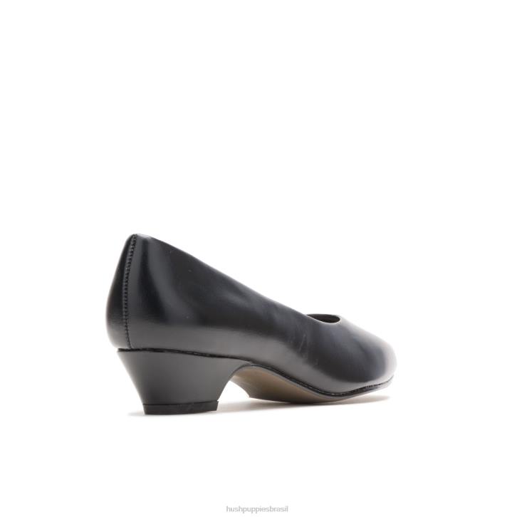 elegância negra anjo ii mulheres Hush Puppies estilo suave ZZ6R202