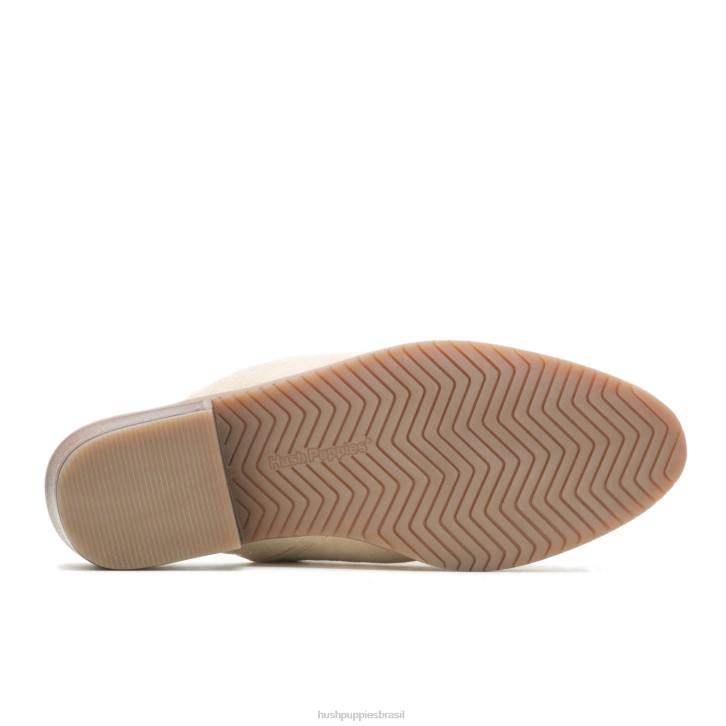 camurça de areia macia mula siena mulheres Hush Puppies salto ZZ6R93