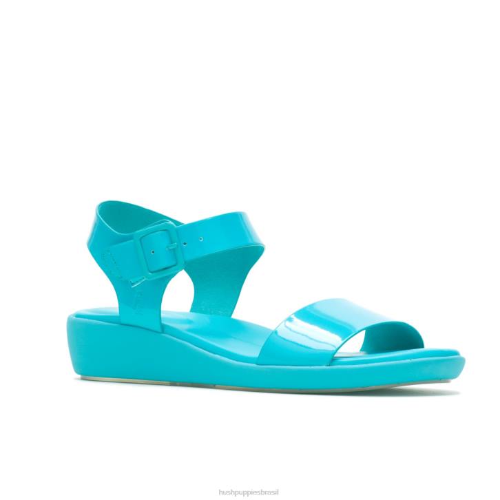 caribenho brite jells sandália de tiras mulheres Hush Puppies sandália ZZ6R18