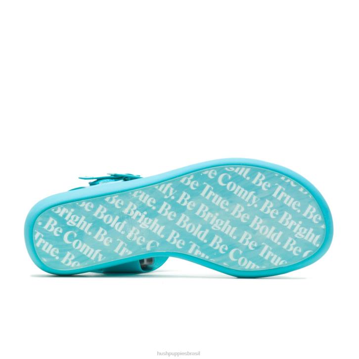 caribenho brite jells sandália de tiras mulheres Hush Puppies sandália ZZ6R18