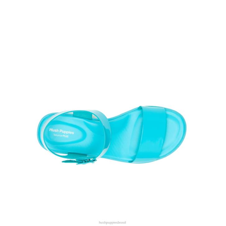 caribenho brite jells sandália de tiras mulheres Hush Puppies sandália ZZ6R18